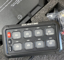 Load image into Gallery viewer, 8-Gang Switch Panel With RGB And Remote Control Bluetooth App