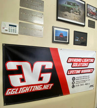 Load image into Gallery viewer, GGlighting 5' x 2.5' Banner