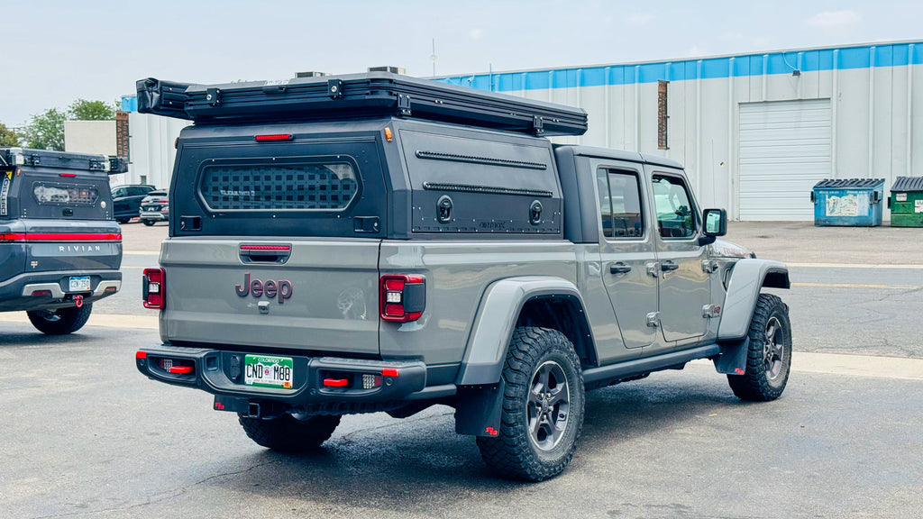 Gull Wing Truck Cap Topper & Overland Camper Shell for Work, Camping & Off-Road | Dirtbox Overland