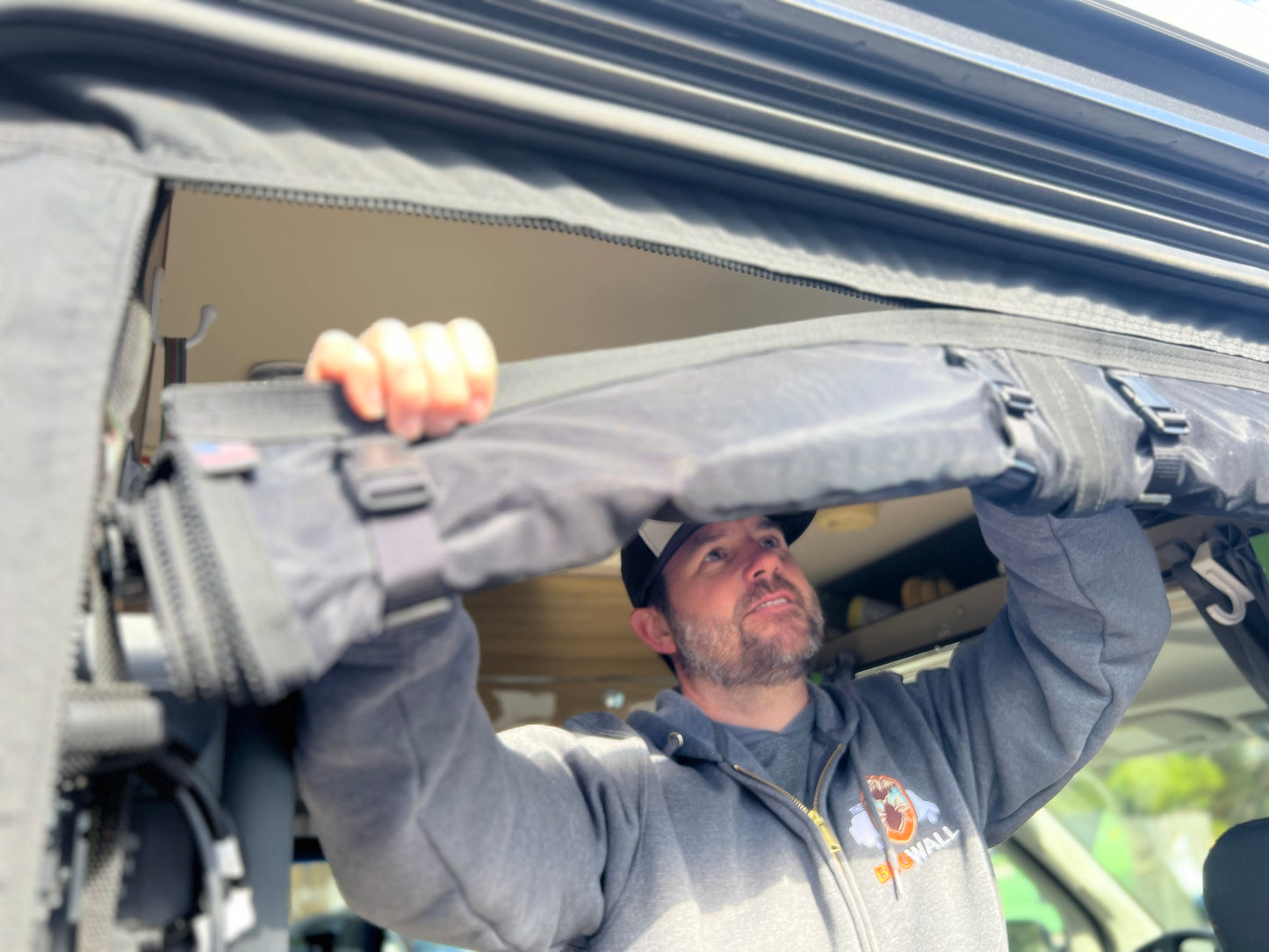 Mercedes Sprinter Sliding Door Chill Curtain