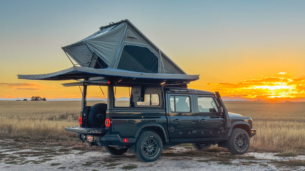 Dirtbox Canopy Camper – Modular Truck Camper Shell / Topper for Mid-Size & Full-Size Trucks (Tacoma, Tundra, F-150, Quatermaster, Ram, Silverado)