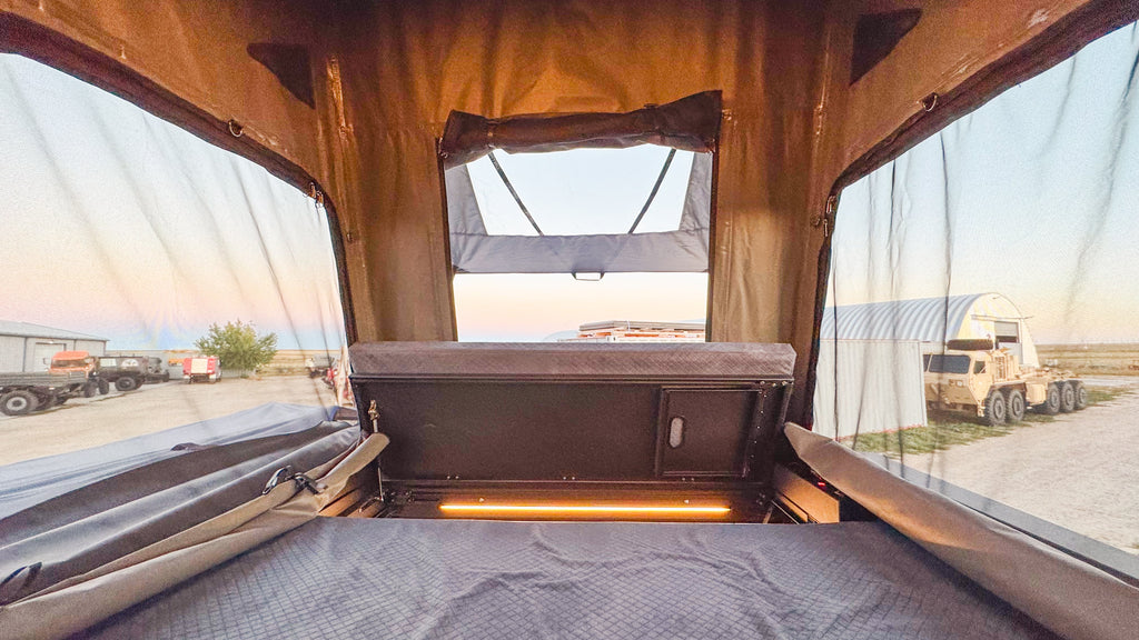 Dirtbox Canopy Camper – Modular Truck Camper Shell / Topper for Mid-Size & Full-Size Trucks (Tacoma, Tundra, F-150, Quatermaster, Ram, Silverado)