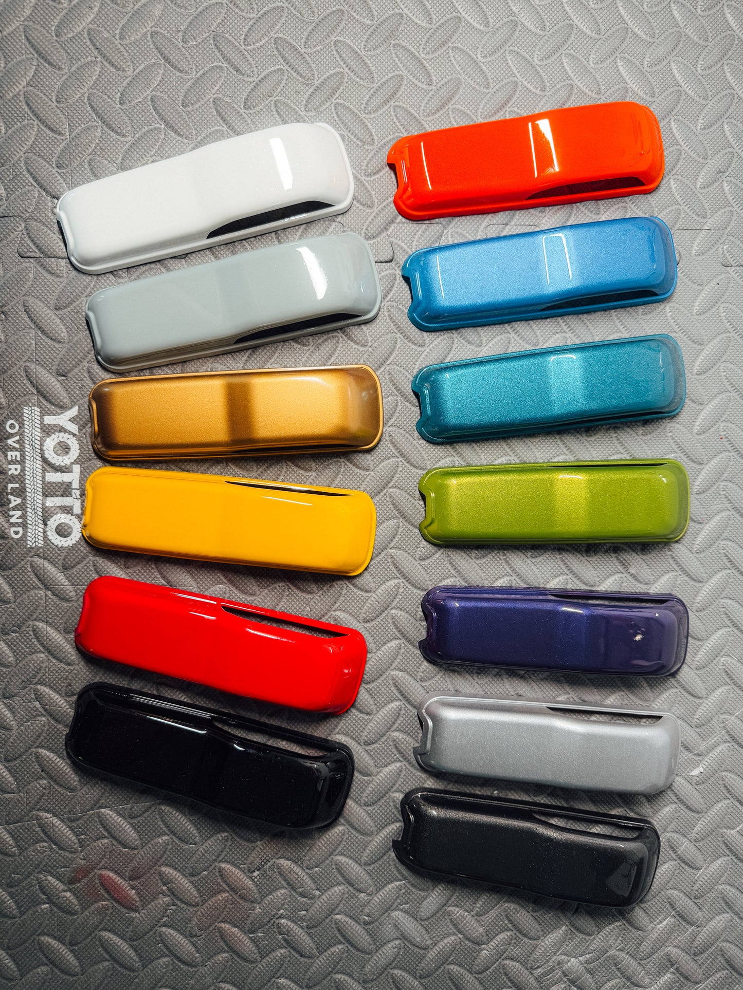 Hood Bumper Cover Color Matched Set of 2 Fits Jeep Wrangler JL Gladiator JT