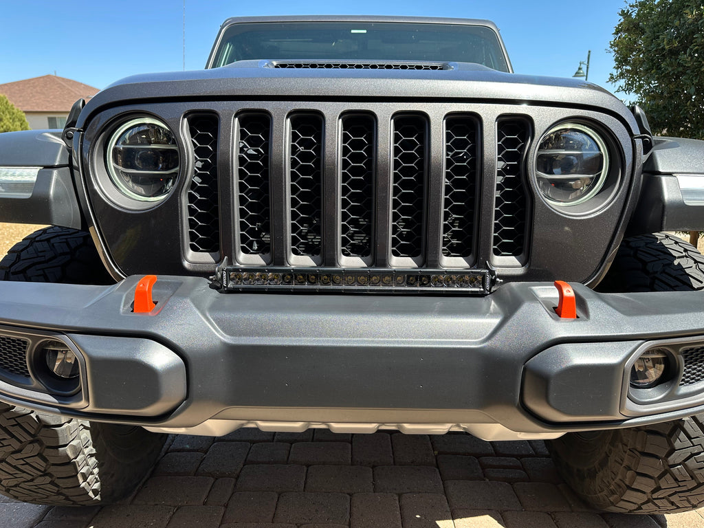 JL-JT Front Bumper 20in Light Mount