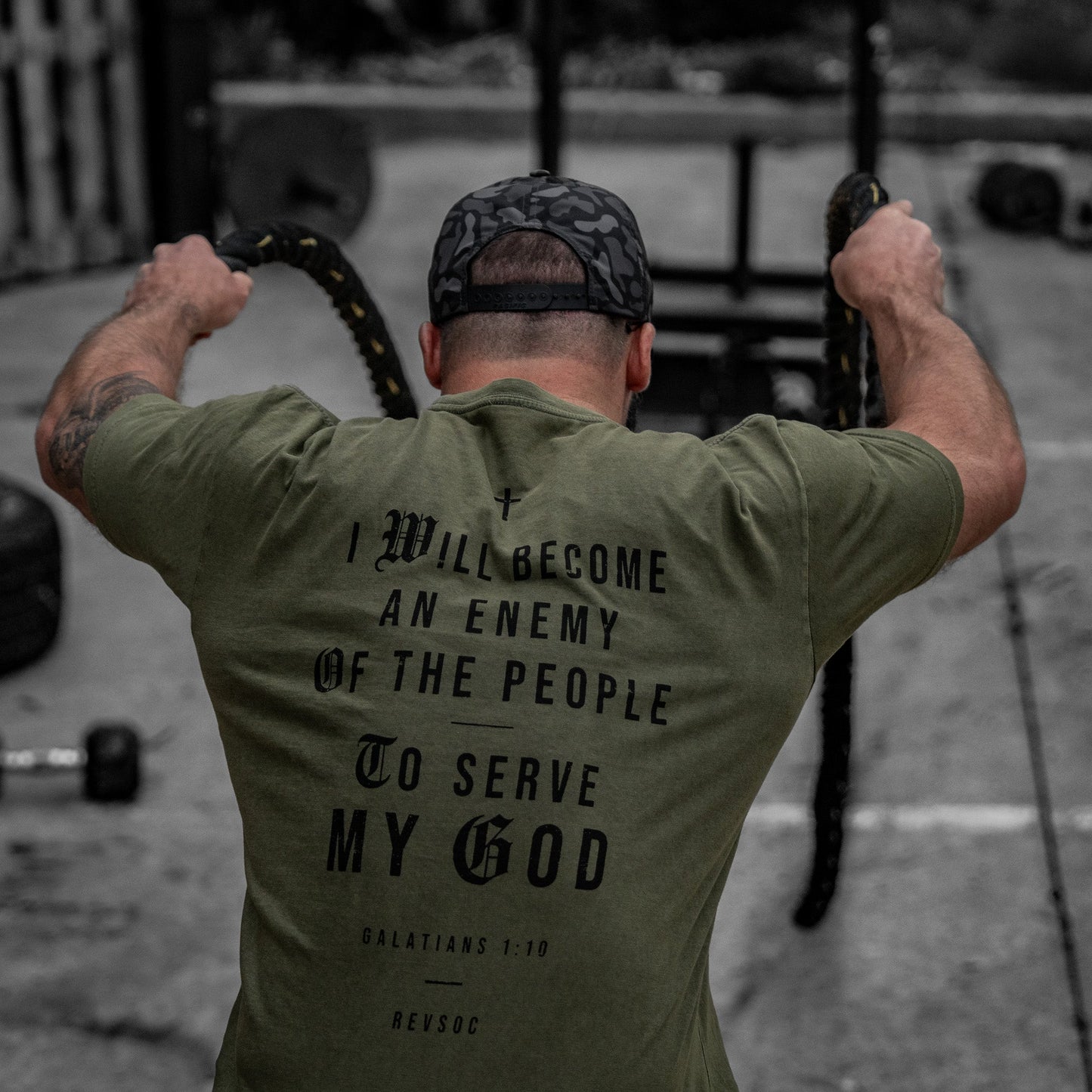 I Will Become An Enemy To The People Vintaged Midweight T-Shirt
