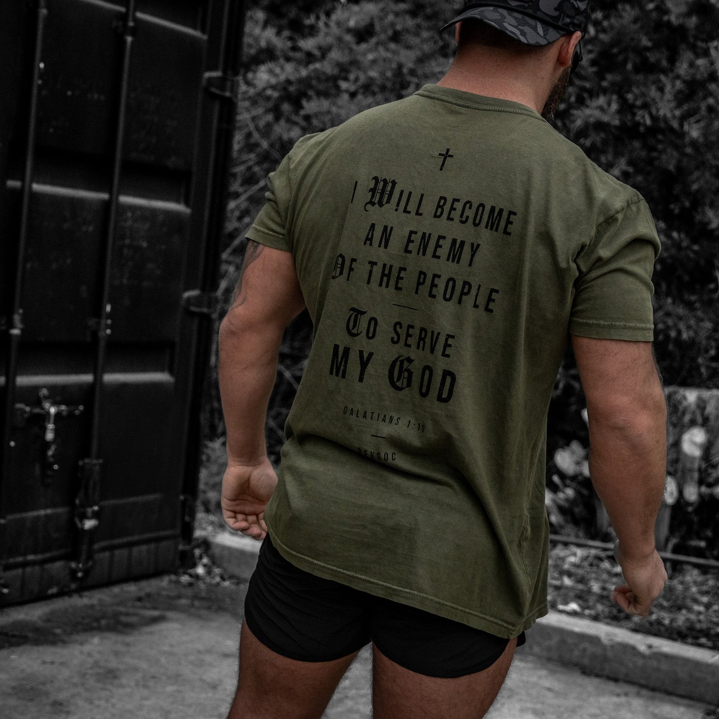 I Will Become An Enemy To The People Vintaged Midweight T-Shirt