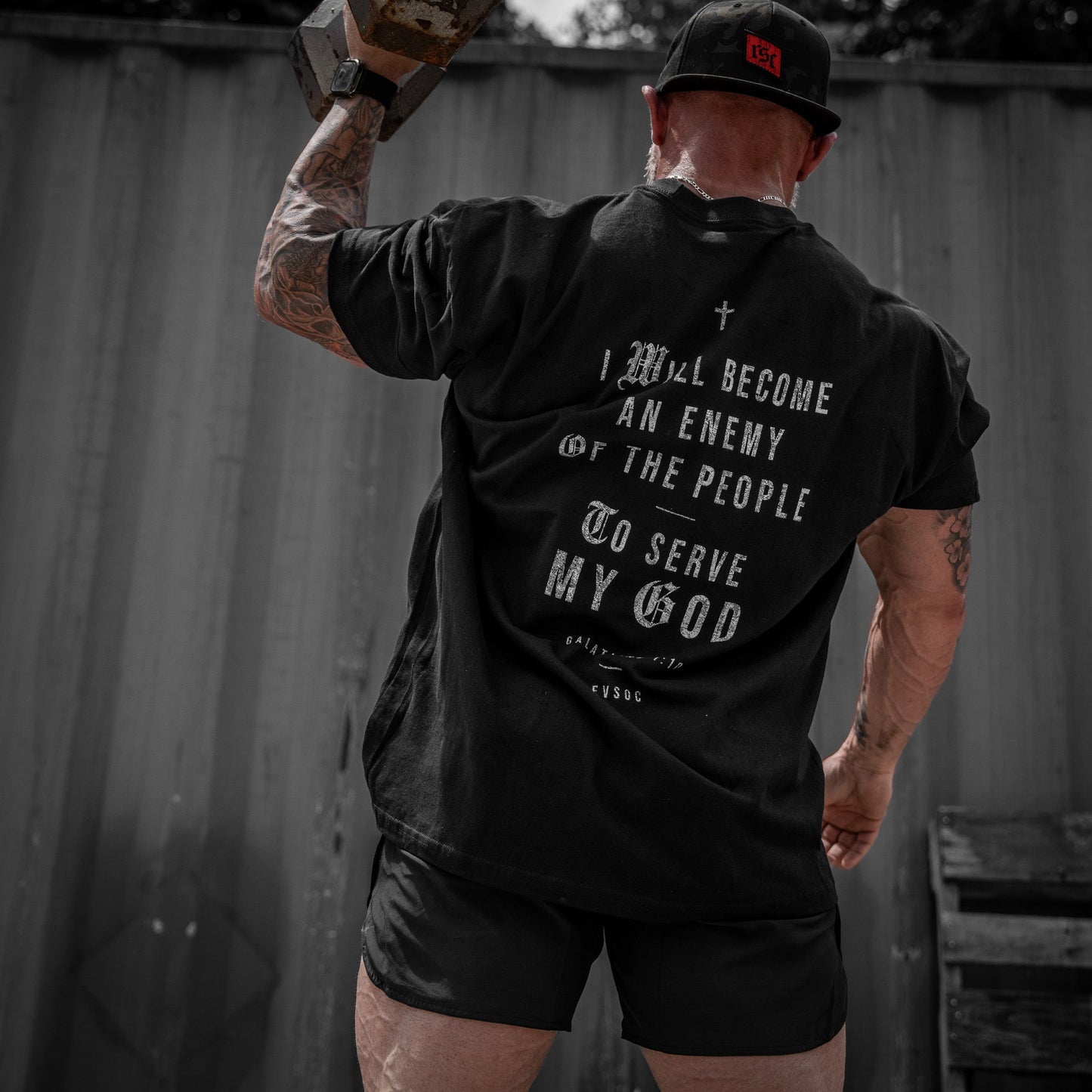 I Will Become An Enemy To The People Heavyweight Men's T-Shirt