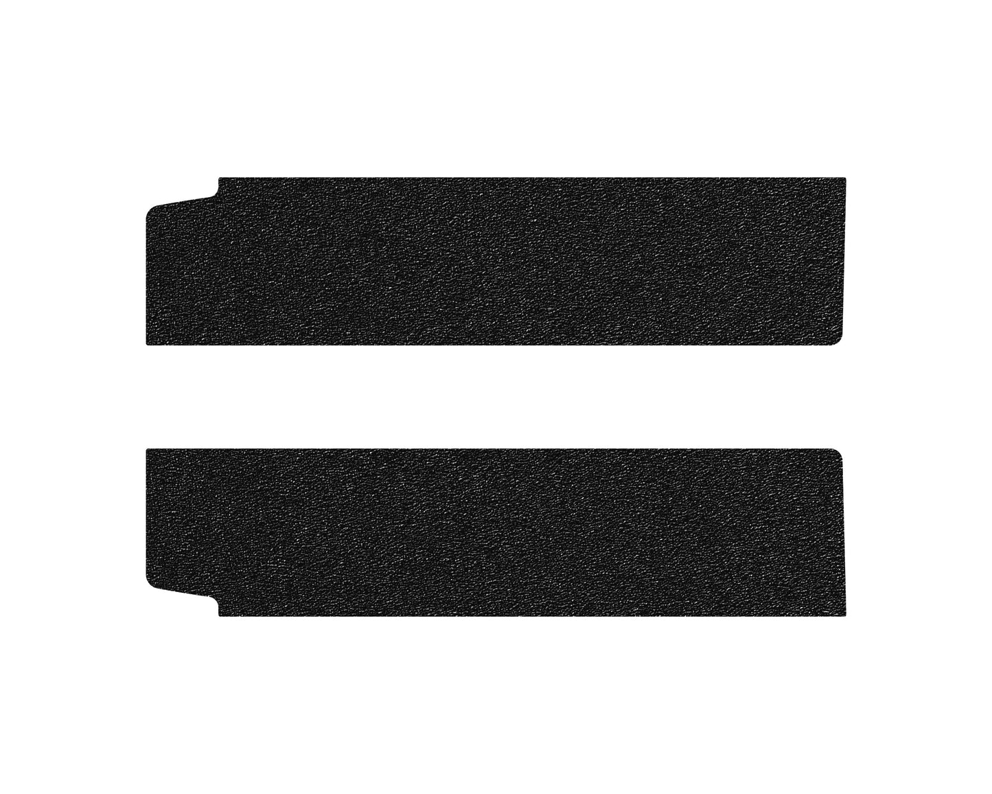 Textured Door Sill Overlays Fits 2019-2026 Jeep Wrangler