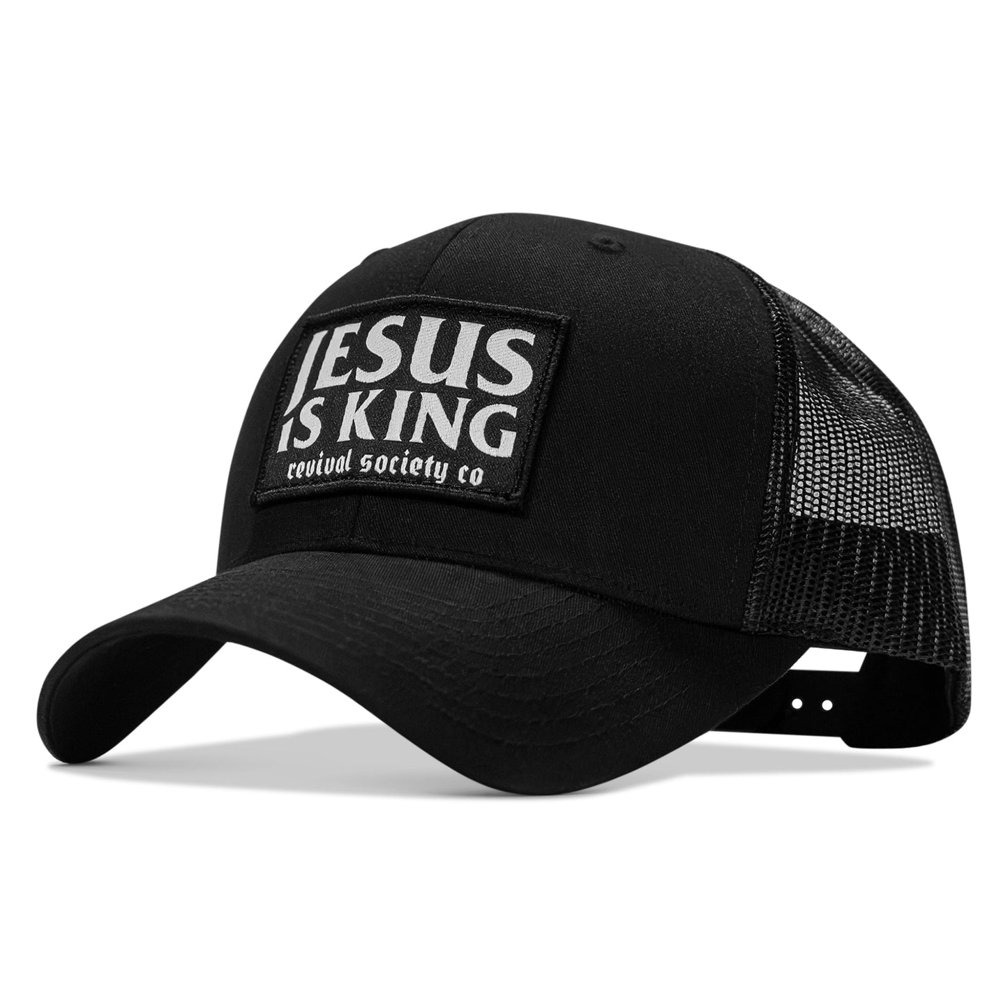 Jesus Is King Patch Snapback Hat