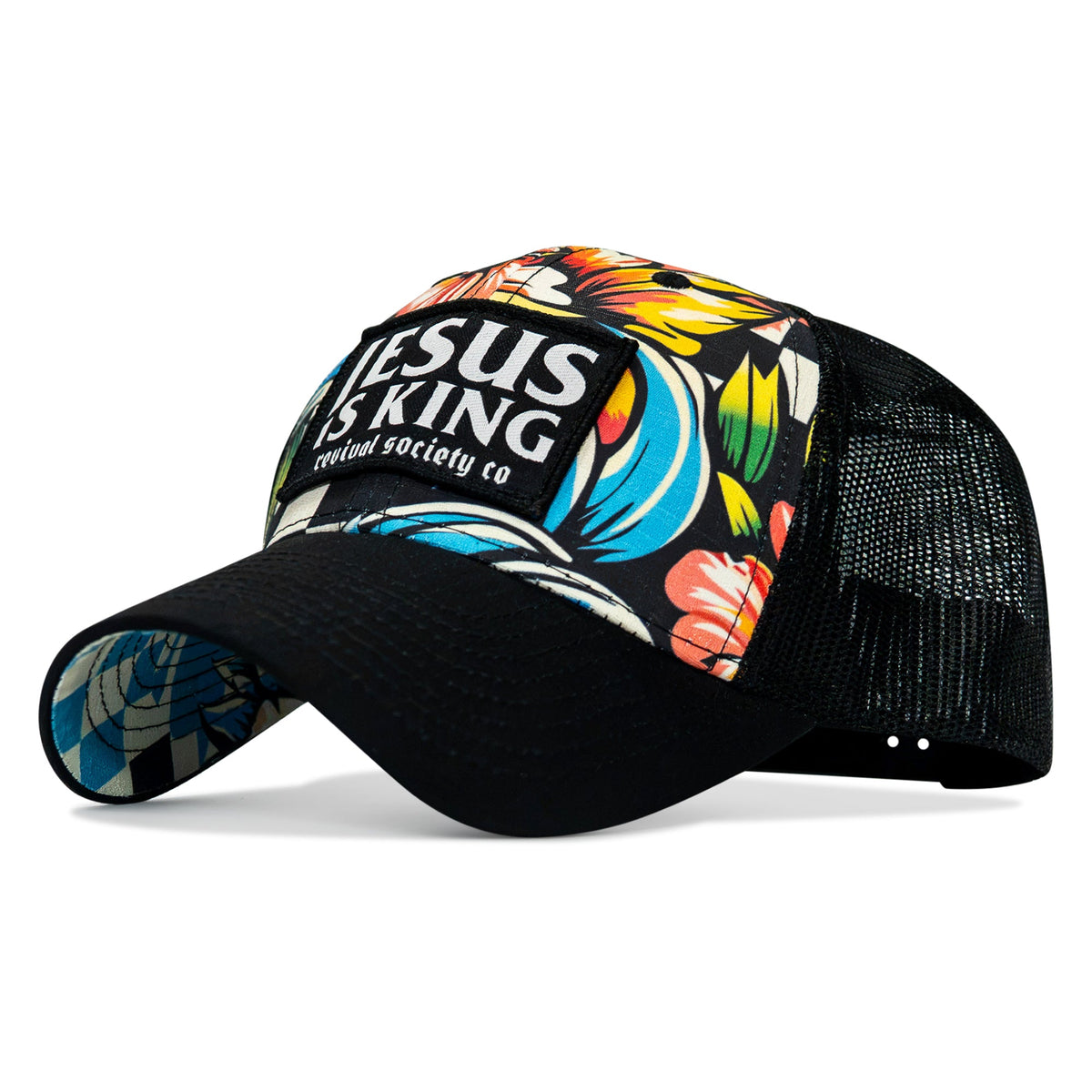 Jesus Is King Patch Original Ripstop Snapback Hat