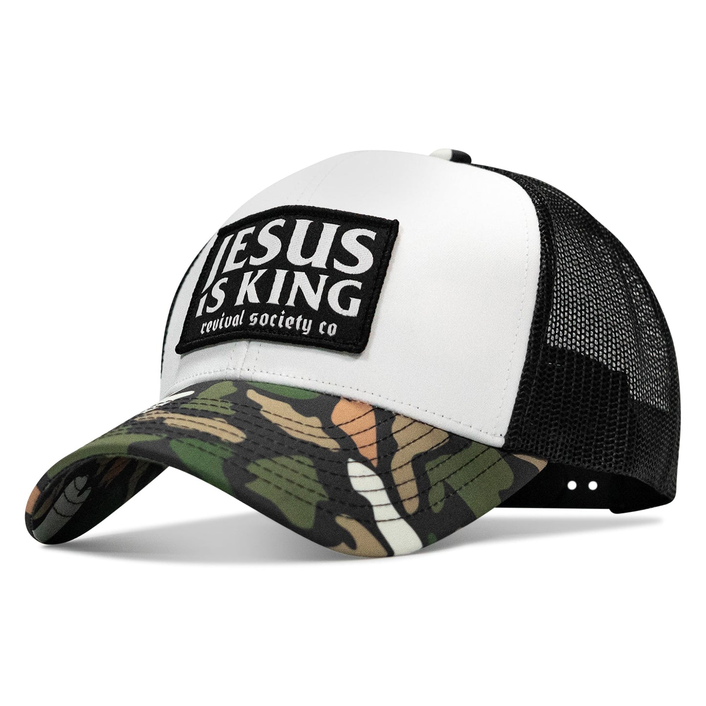 Jesus Is King Patch Snapback Hat