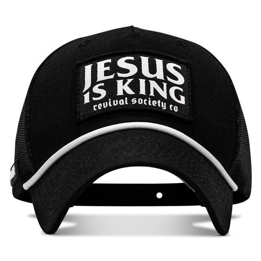Jesus Is King Classic 5 Panel Ripstop Rope Snapback Hat