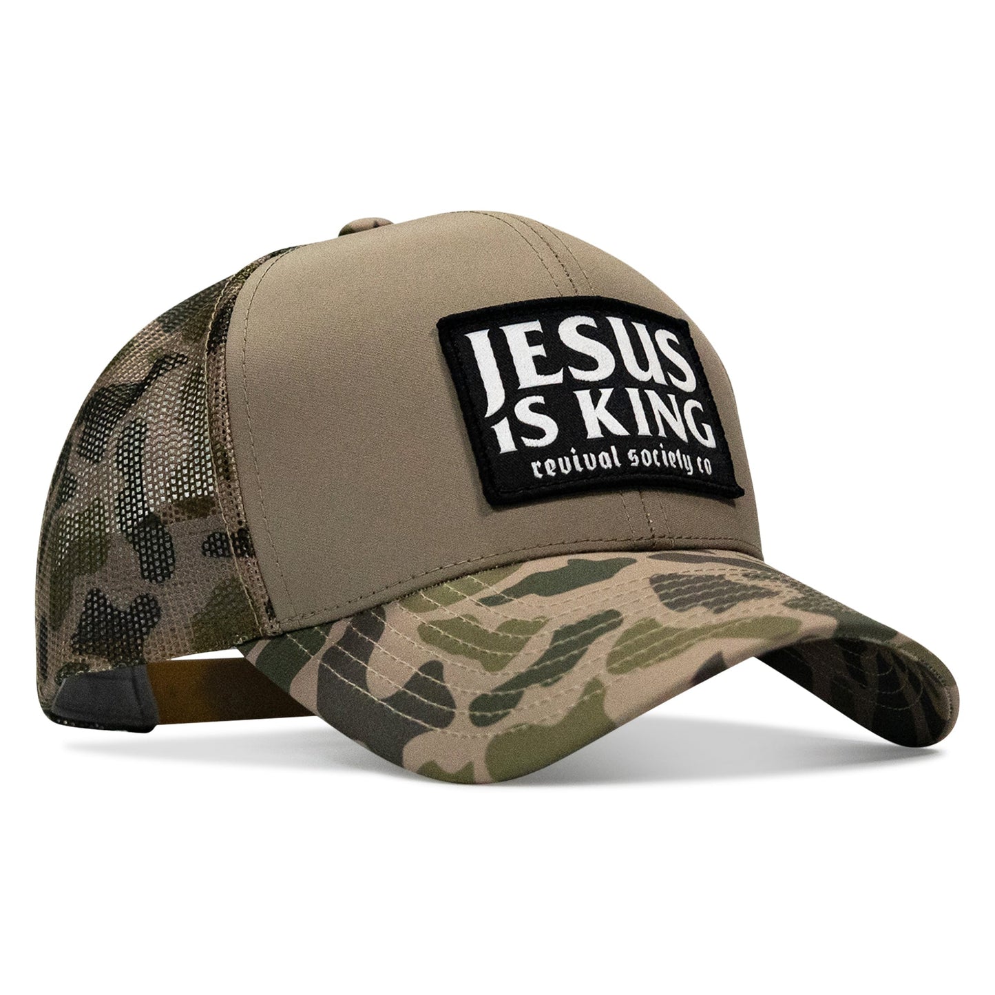 Jesus Is King Patch Snapback Hat