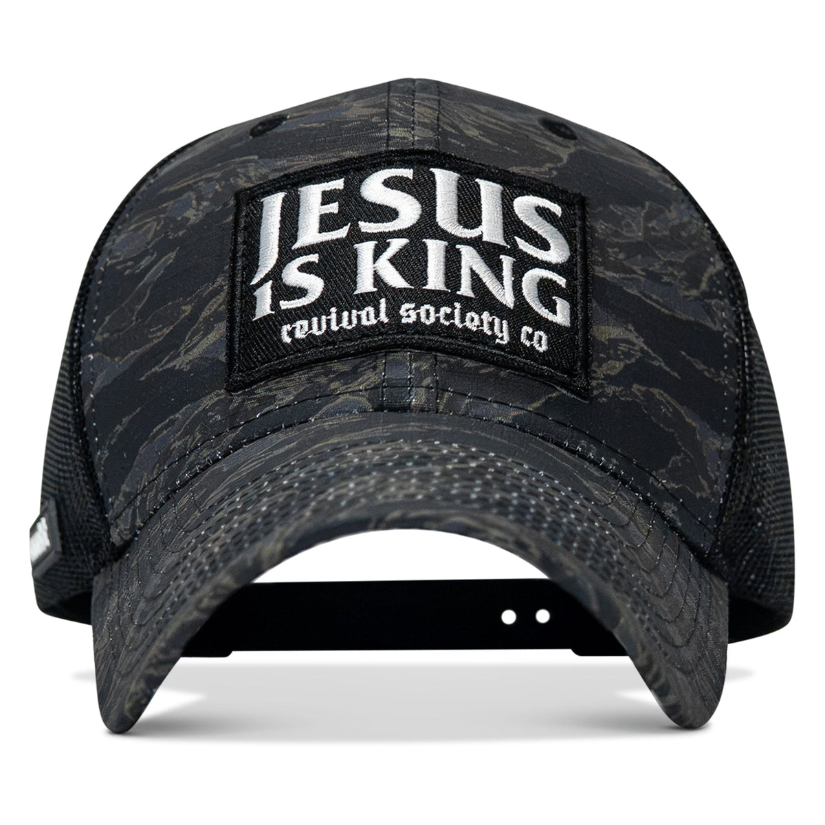 Jesus Is King Patch Original Ripstop Snapback Hat
