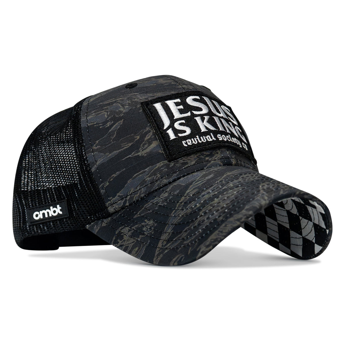 Jesus Is King Patch Original Ripstop Snapback Hat