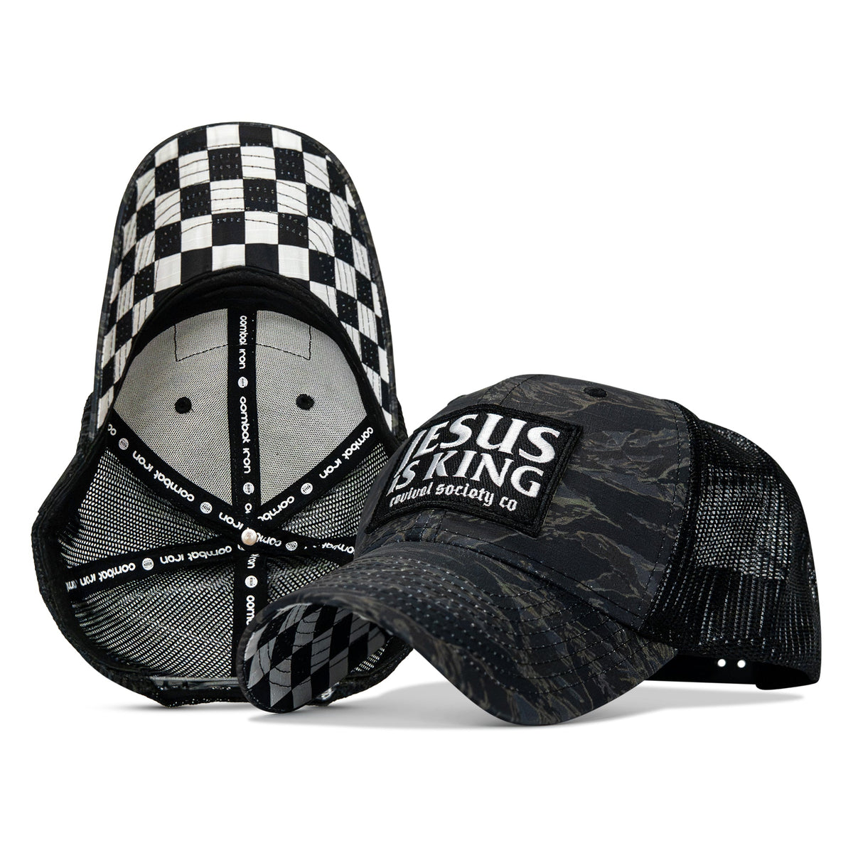Jesus Is King Patch Original Ripstop Snapback Hat