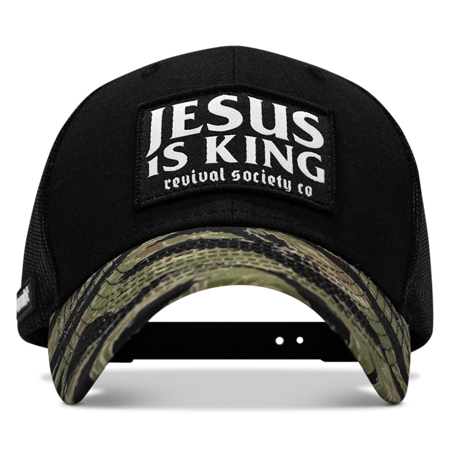 Jesus Is King Patch Original Ripstop Snapback Hat