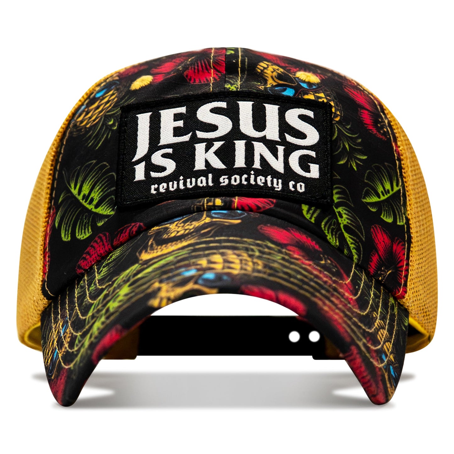 Jesus Is King Patch Tactical Ripstop Mesh Snapback Hat