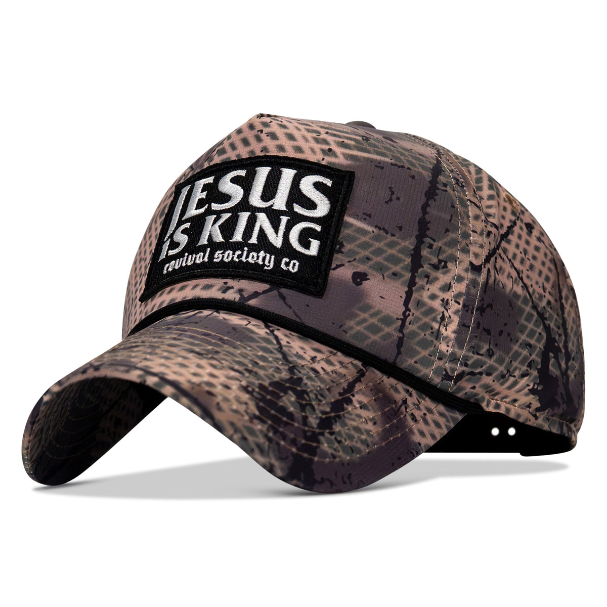 Jesus Is King Patch Weekender Snapback