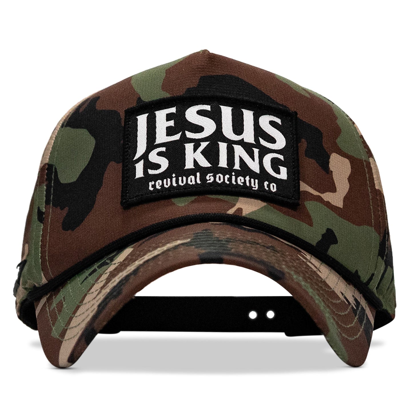 Jesus Is King Patch Weekender Snapback