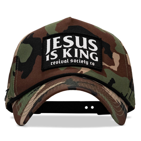 Jesus Is King Patch Weekender Snapback