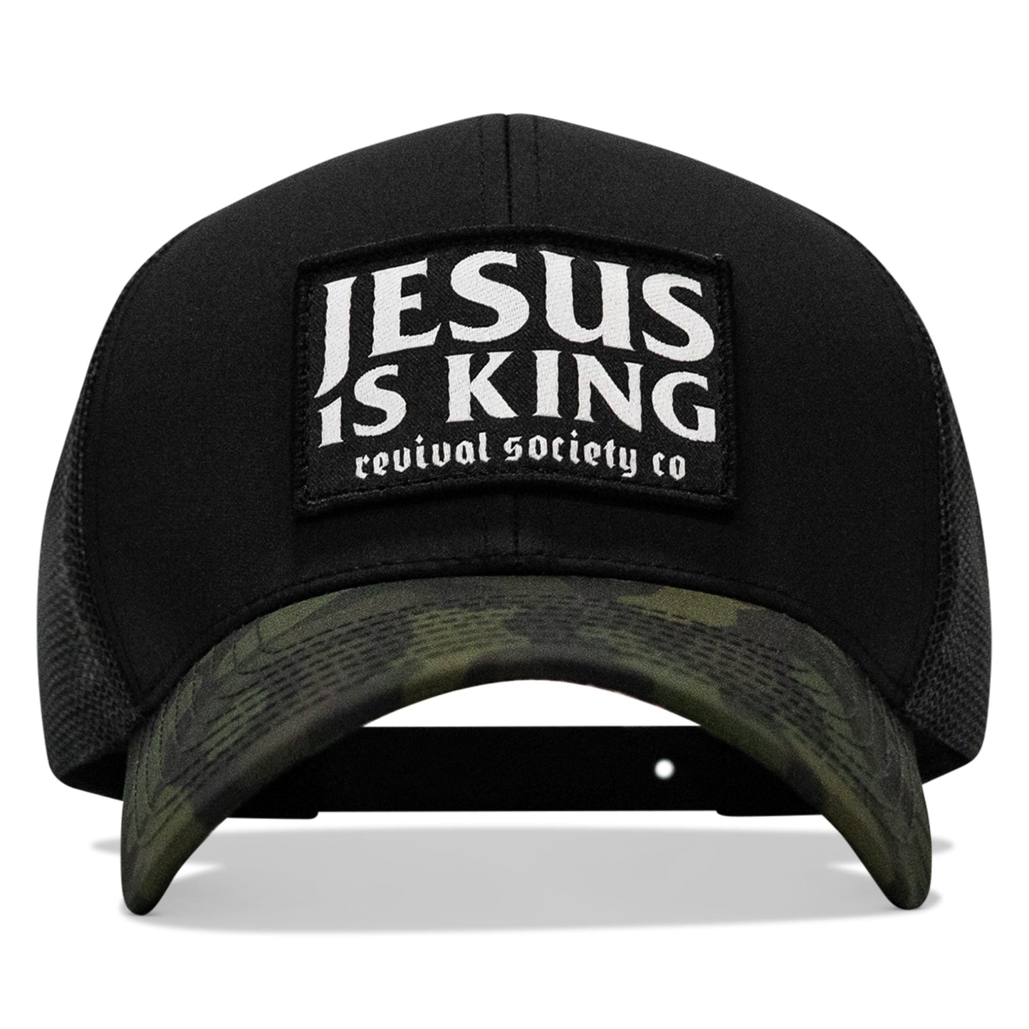 Jesus Is King Patch Snapback Hat
