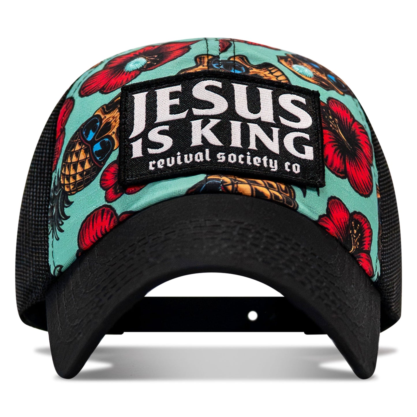 Jesus Is King Patch Tactical Ripstop Mesh Snapback Hat