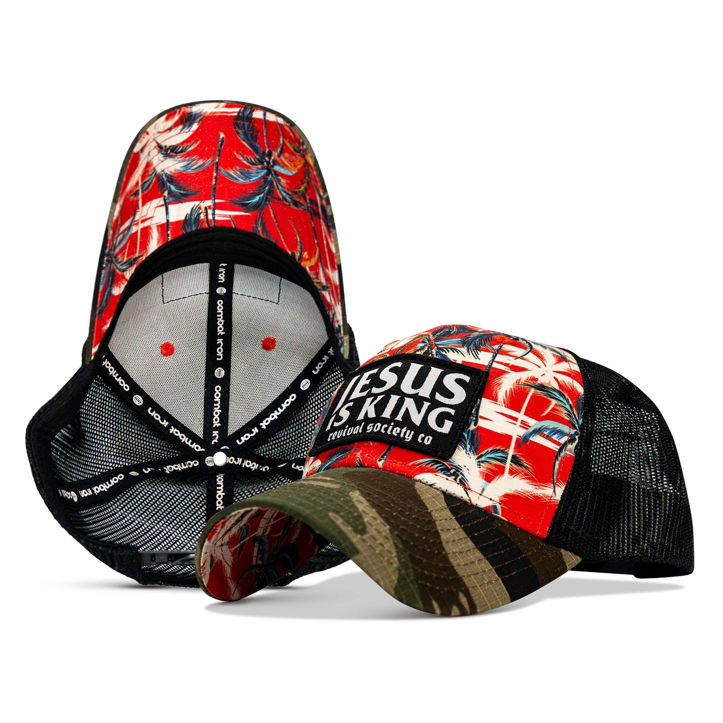Jesus Is King Patch Original Ripstop Snapback Hat