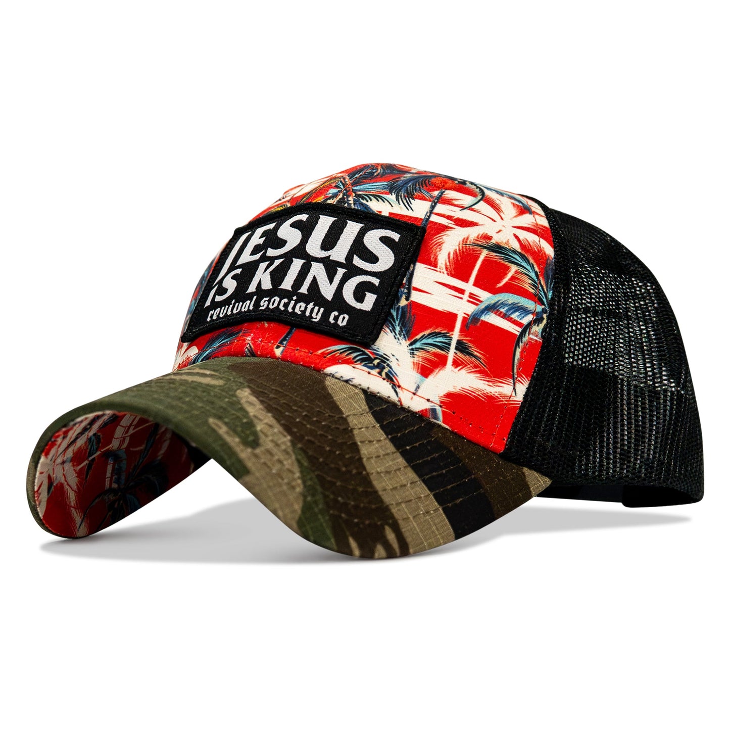 Jesus Is King Patch Original Ripstop Snapback Hat