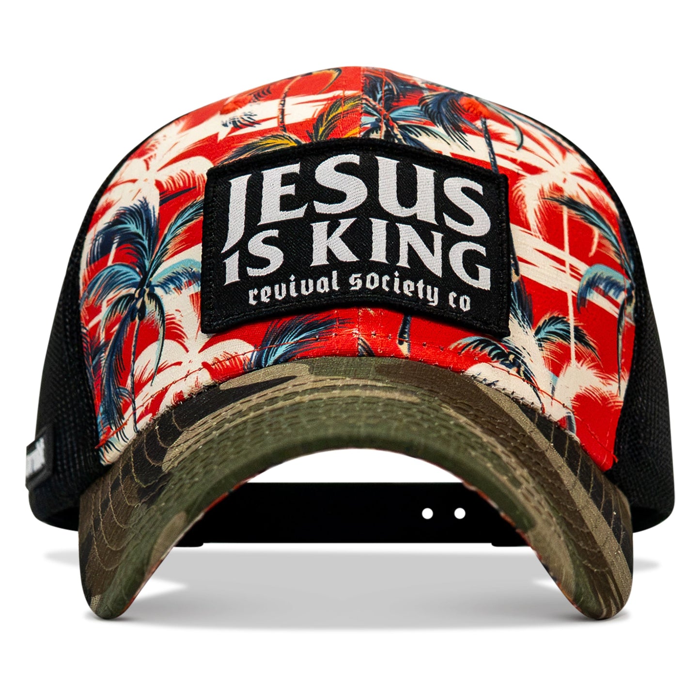 Jesus Is King Patch Original Ripstop Snapback Hat