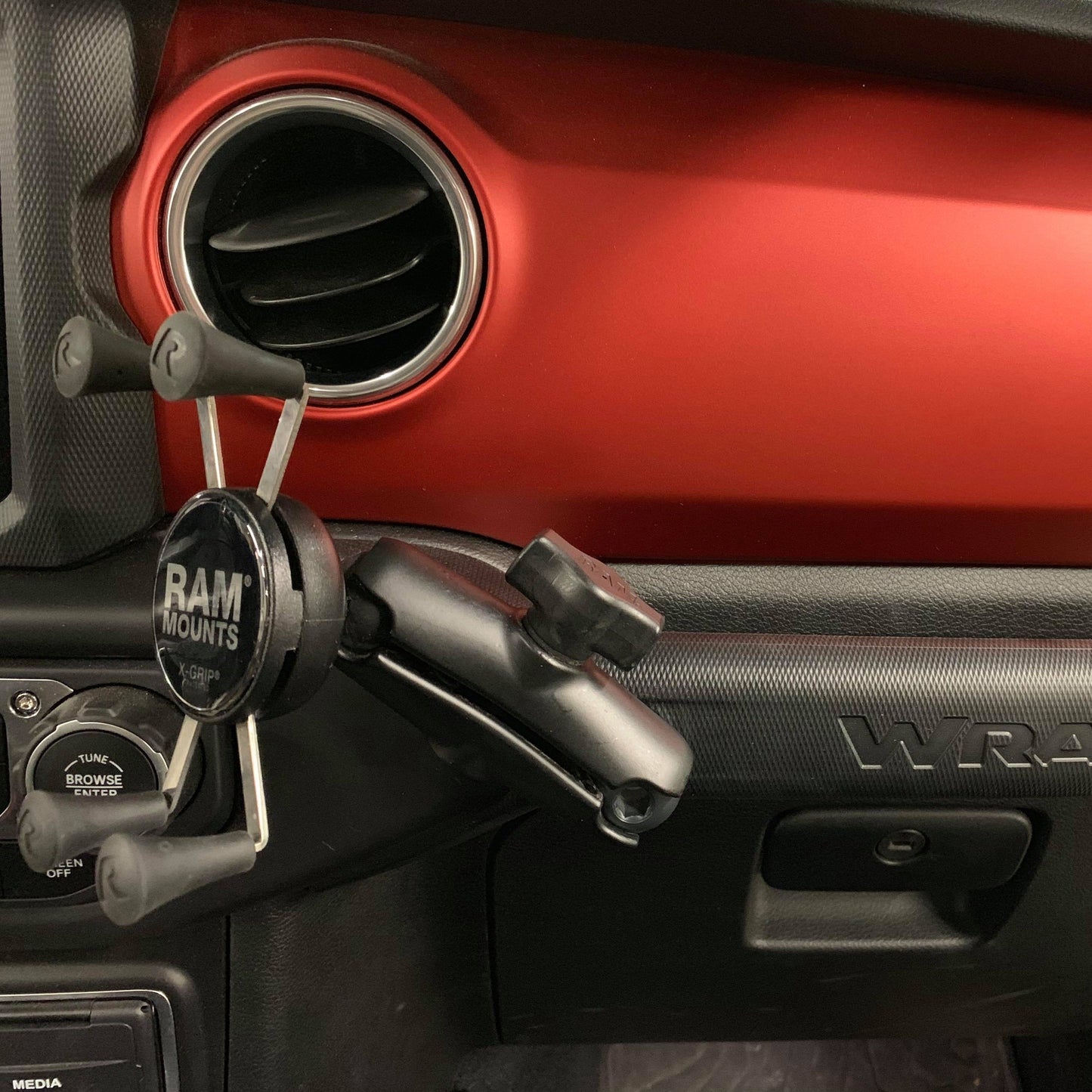 2018 - 2023 Jeep Wrangler JL/JLU Grab Bar Ball Mount