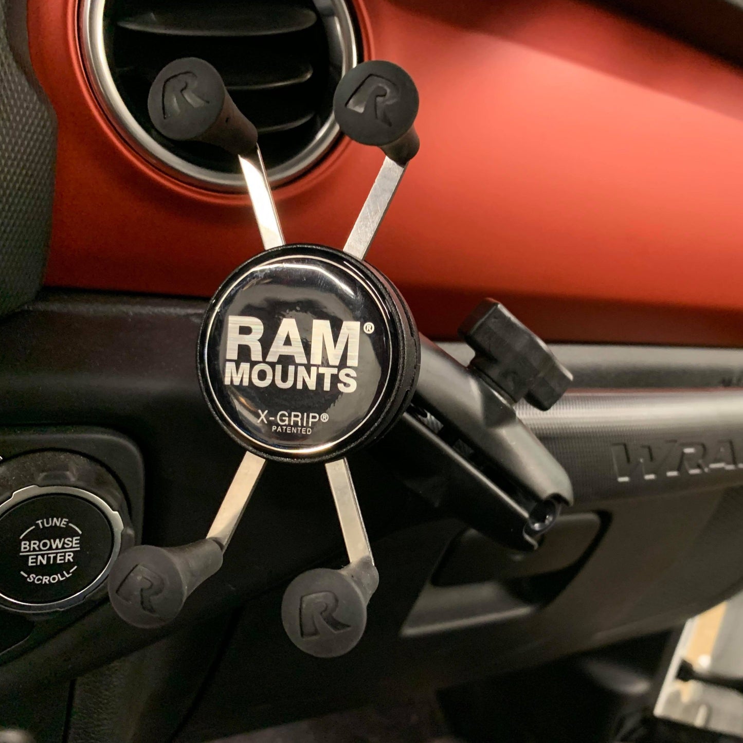 2018 - 2023 Jeep Wrangler JL/JLU Grab Bar Ball Mount