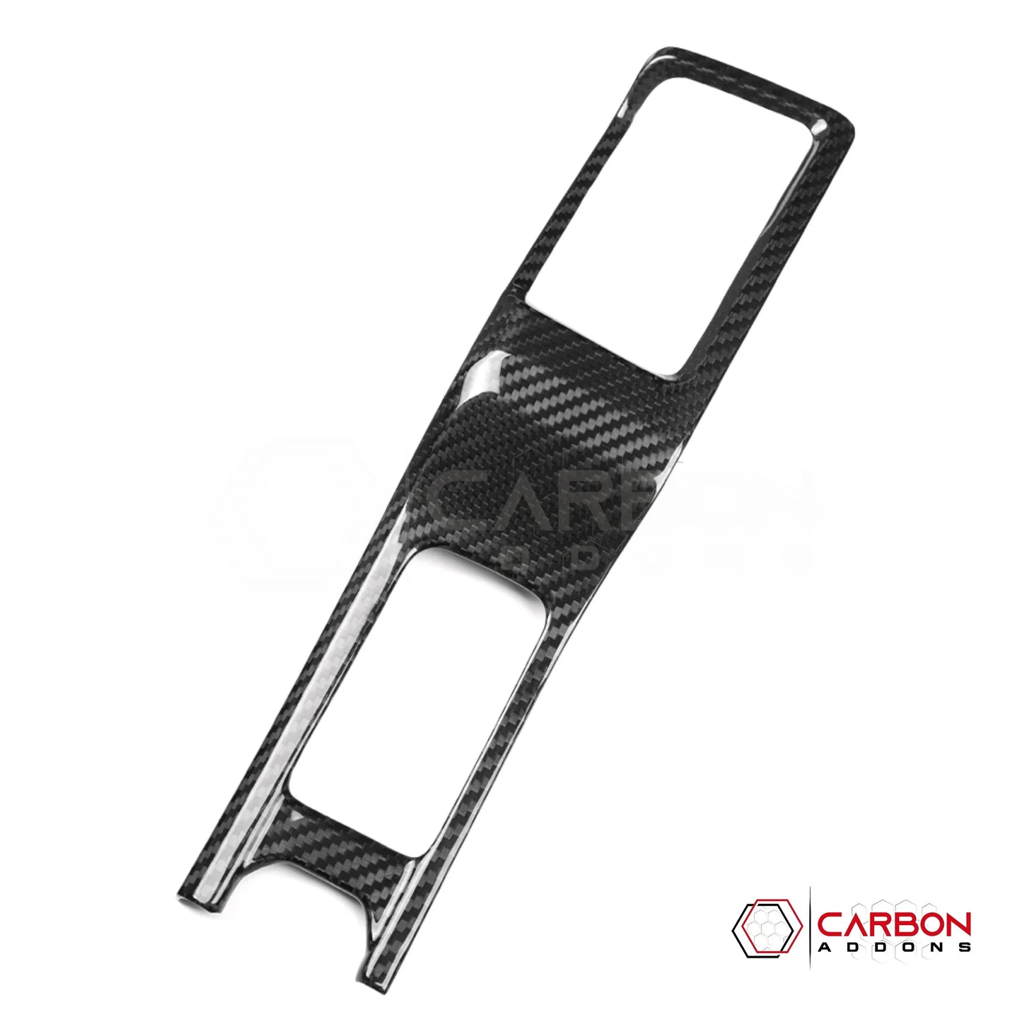 Jeep Gladiator JT & Wrangler JL 4WD Gear Lever Shifter Base Frame Cover – Real Dry Carbon Fiber (Glossy or Matte) 2020–Current