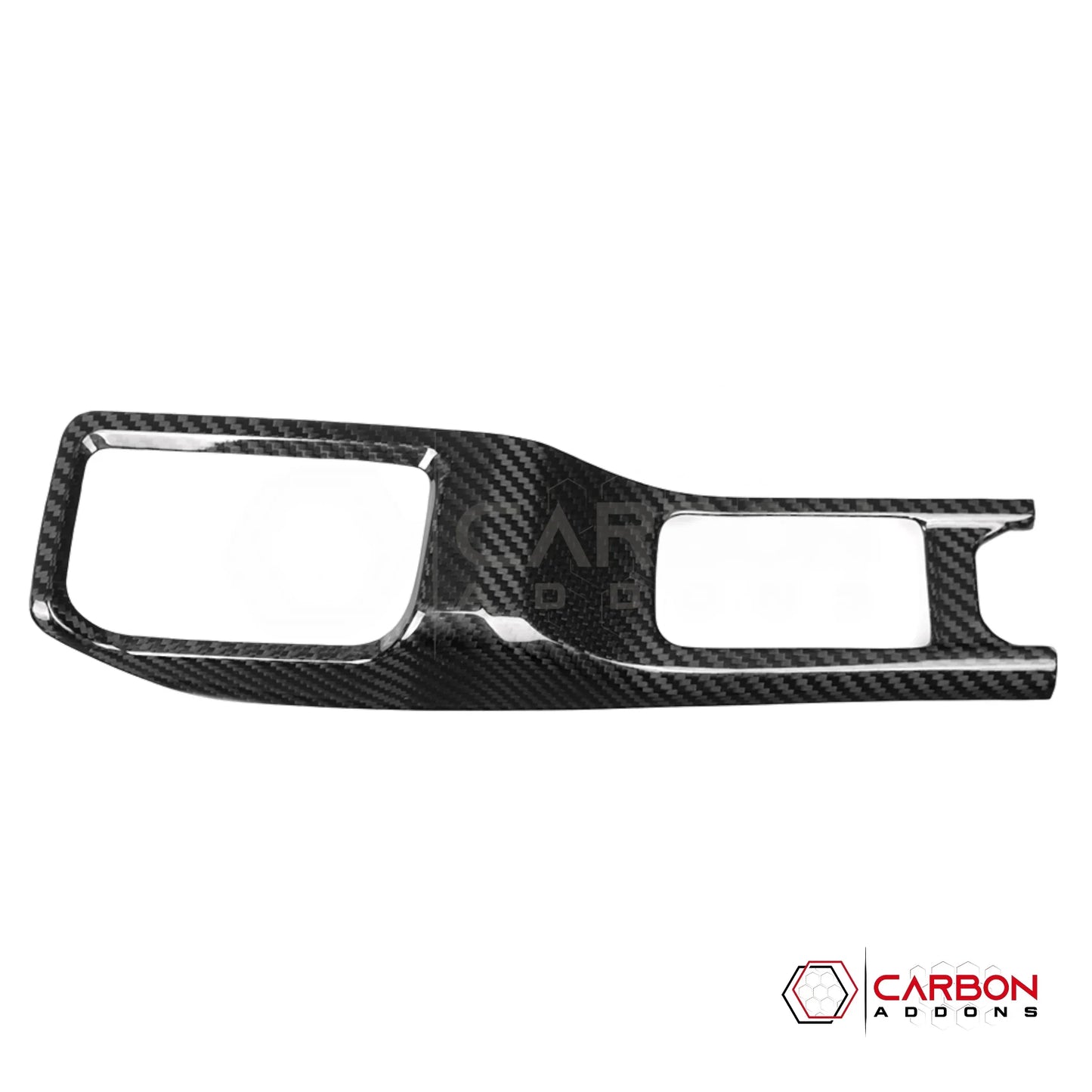Jeep Gladiator JT & Wrangler JL 4WD Gear Lever Shifter Base Frame Cover – Real Dry Carbon Fiber (Glossy or Matte) 2020–Current
