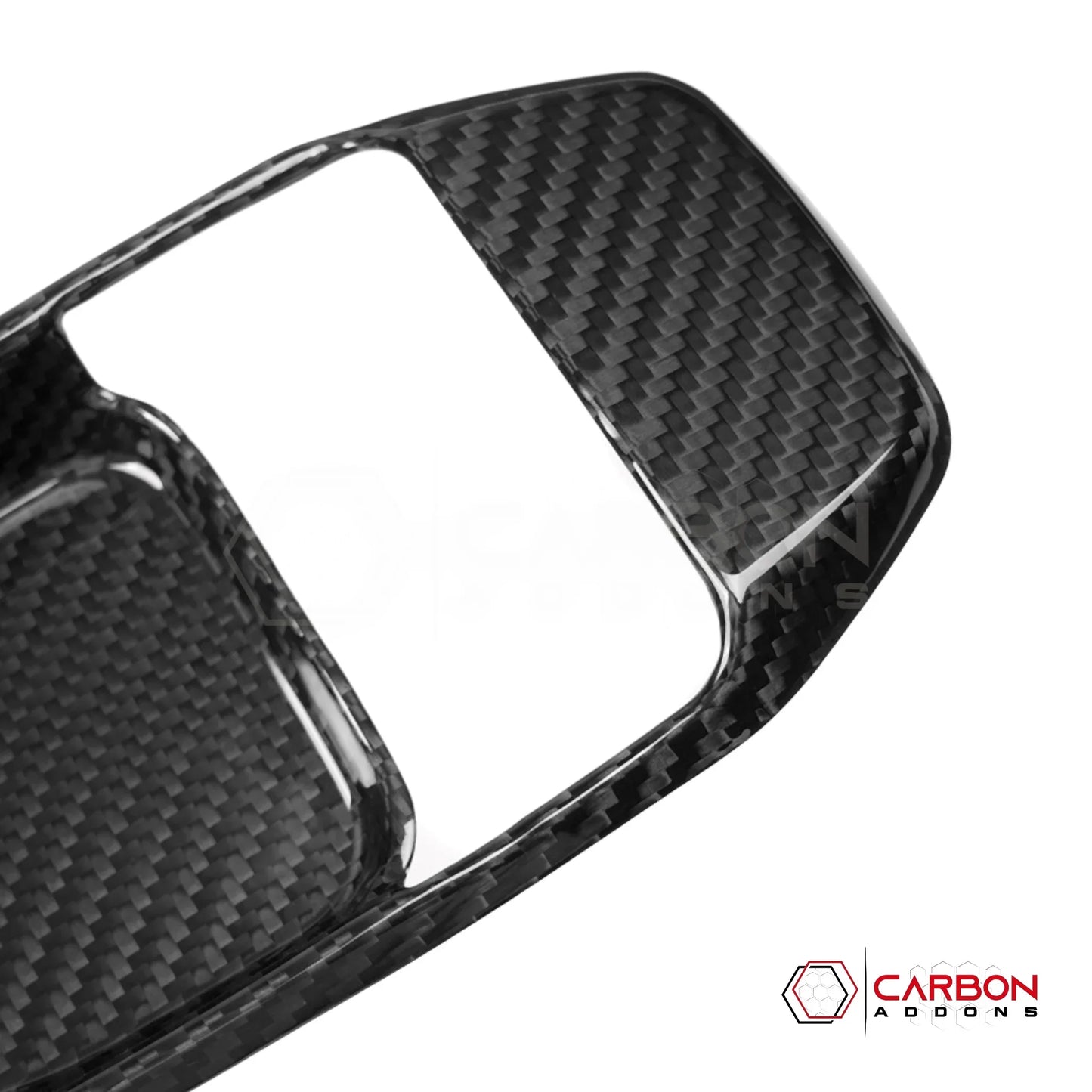 Jeep Gladiator JT & Wrangler JL Interior Door Handle Surround Trim Cover – Real Dry Carbon Fiber (Glossy or Matte) 2020–Current