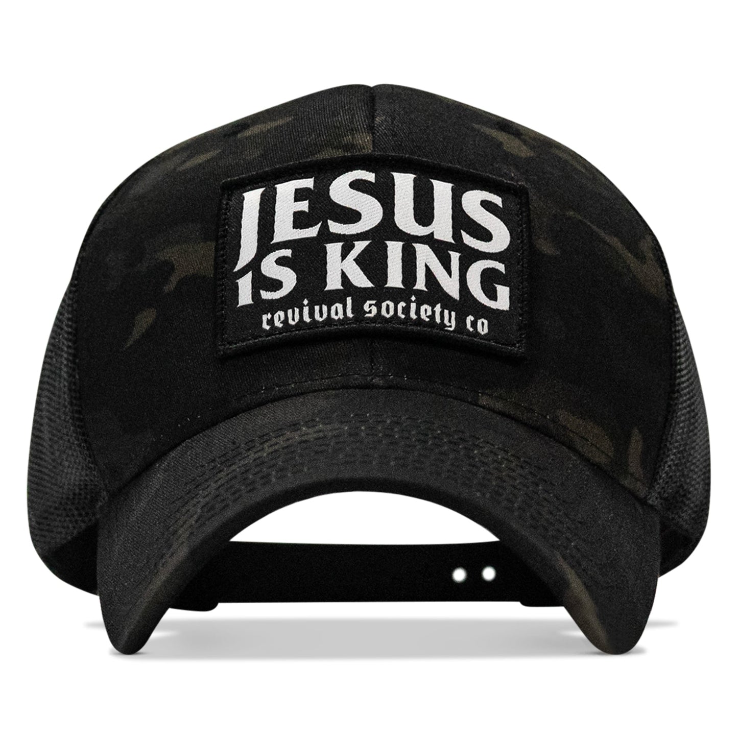 Jesus Is King Patch Snapback Hat