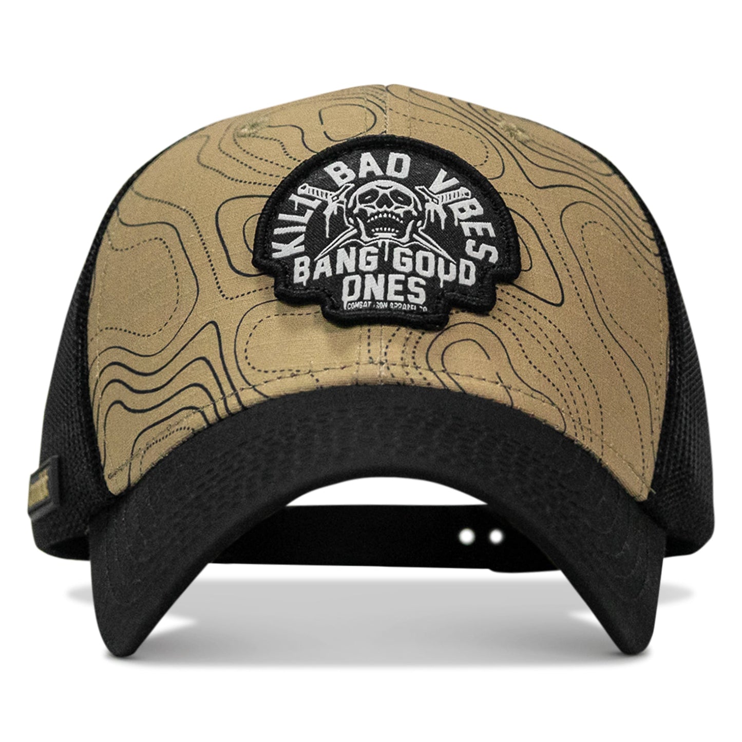 Kill Bad Vibes Skull Patch Original Ripstop Snapback Hat
