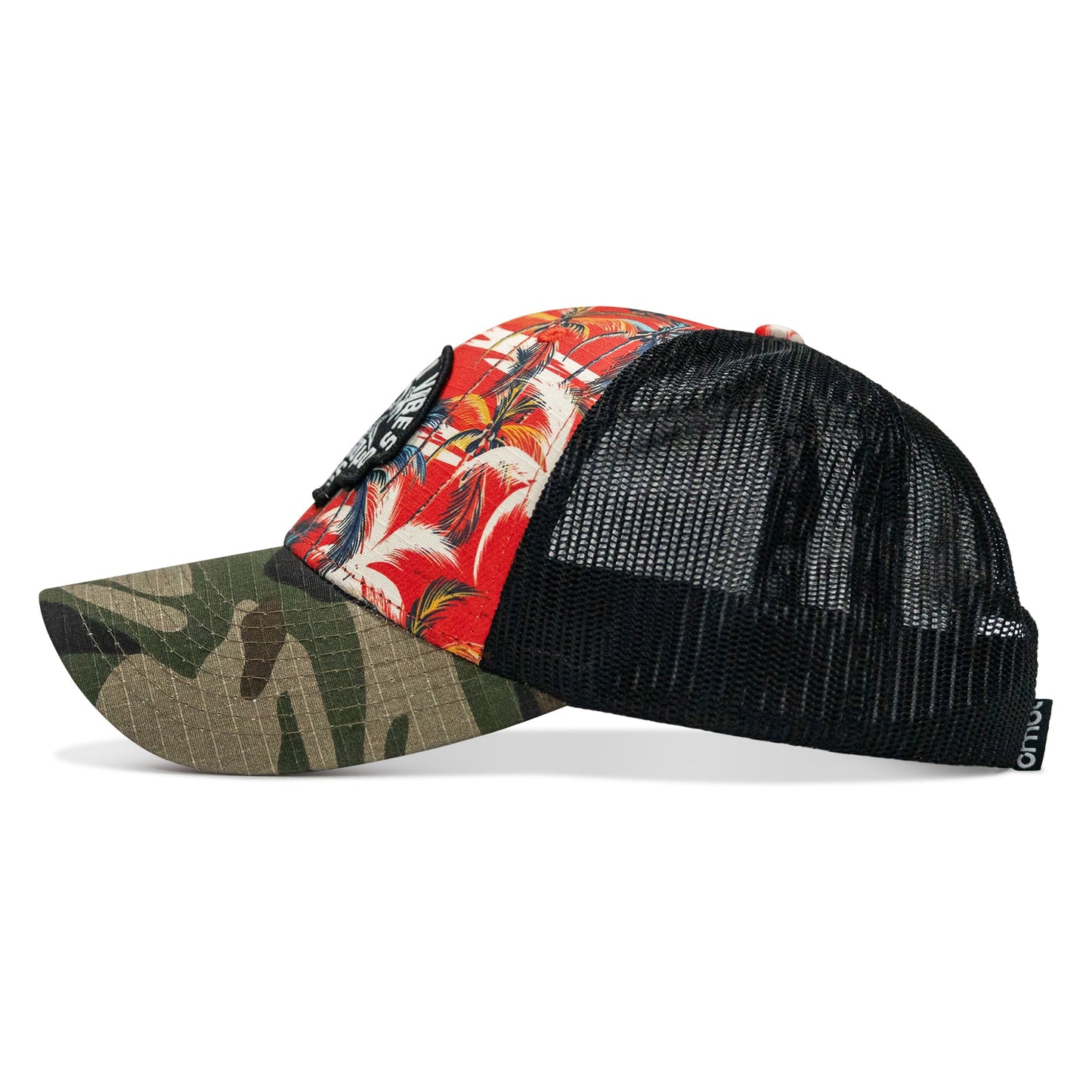 Kill Bad Vibes Skull Patch Original Ripstop Snapback Hat