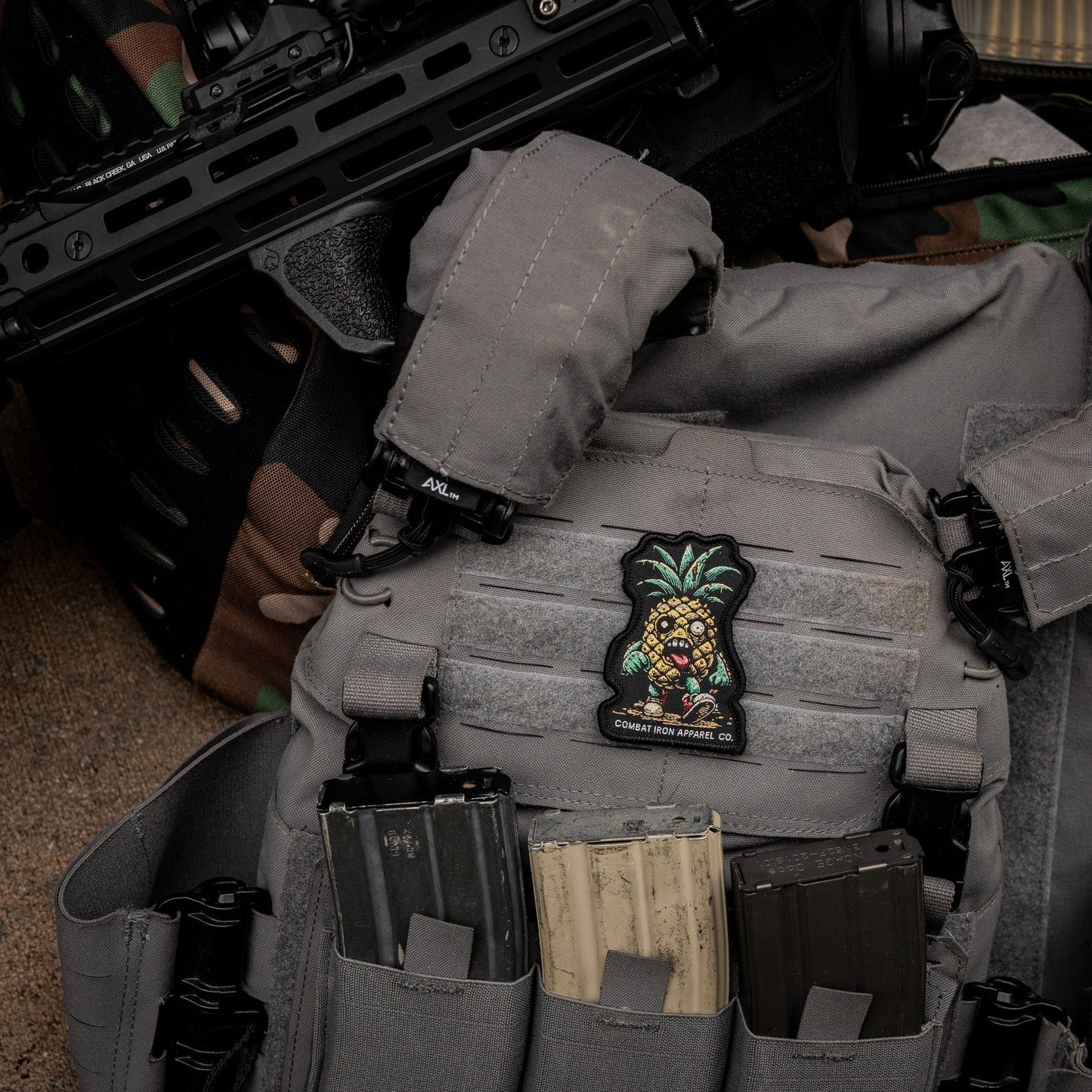 Kill Bad Vibes Pineapple Man Velcro Patch