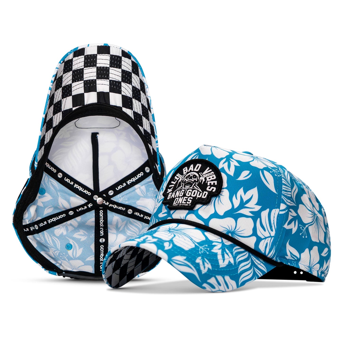 Kill Bad Vibes Skull Weekender Rope Snapback Hat