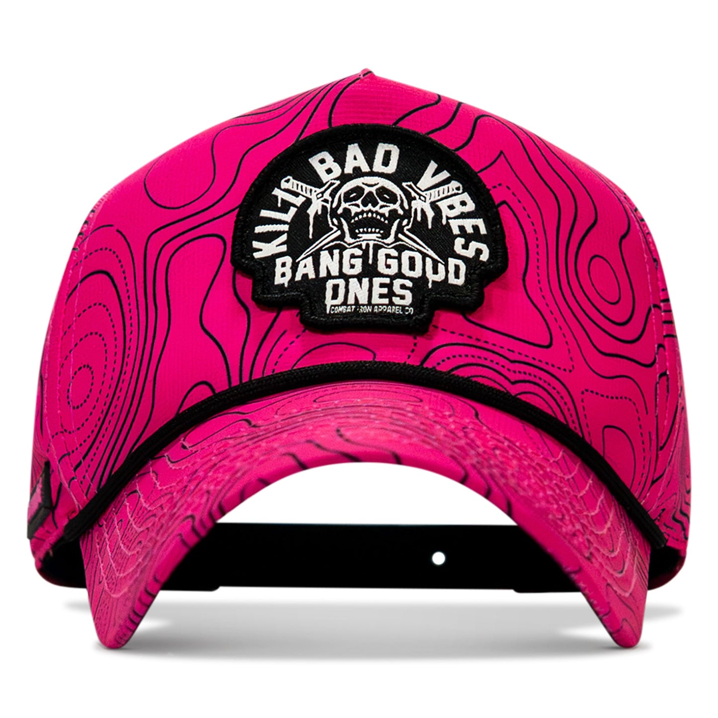 Kill Bad Vibes Skull Weekender Rope Snapback Hat