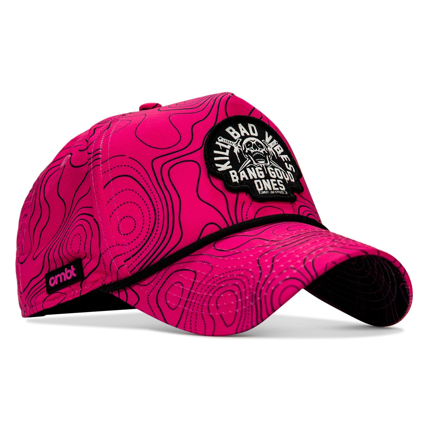 Kill Bad Vibes Skull Weekender Rope Snapback Hat