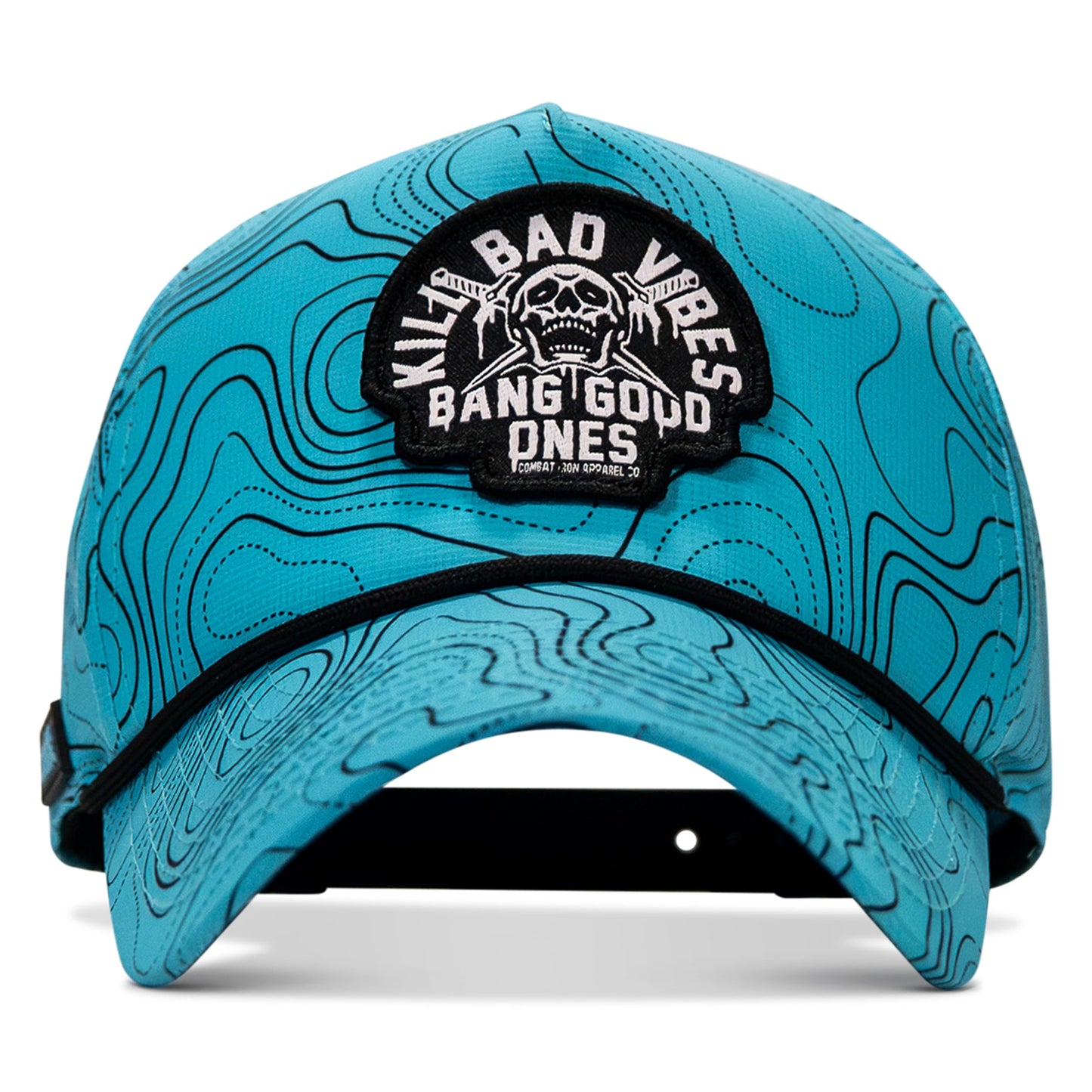 Kill Bad Vibes Skull Weekender Rope Snapback Hat
