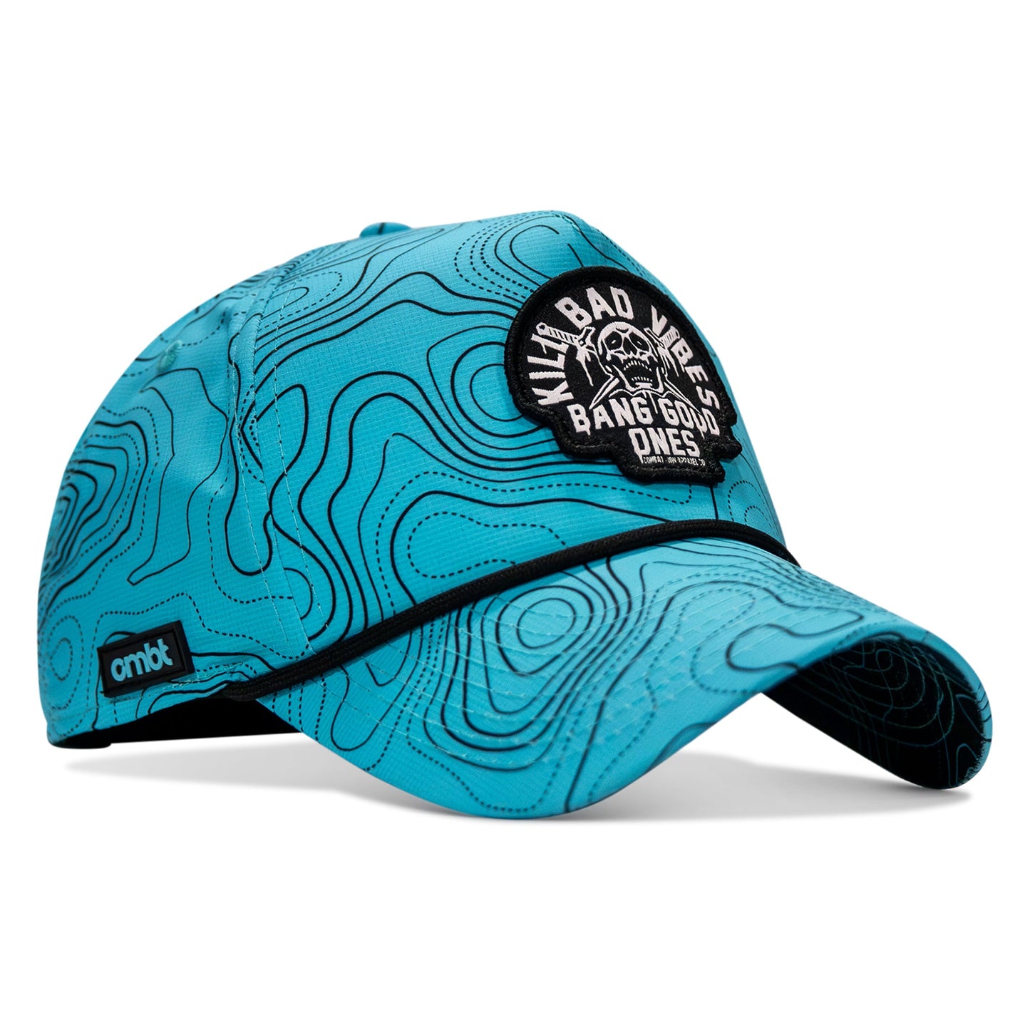 Kill Bad Vibes Skull Weekender Rope Snapback Hat