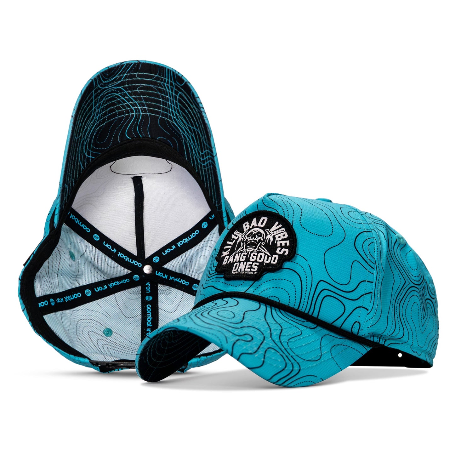 Kill Bad Vibes Skull Weekender Rope Snapback Hat