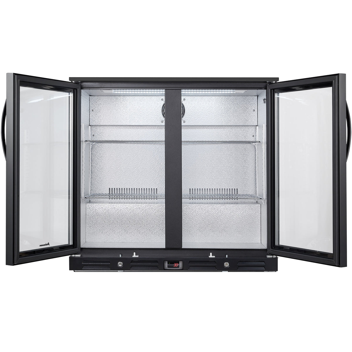 Kalamera two-door 7.3cu.ft back bar undercounter commercial beverage cooler