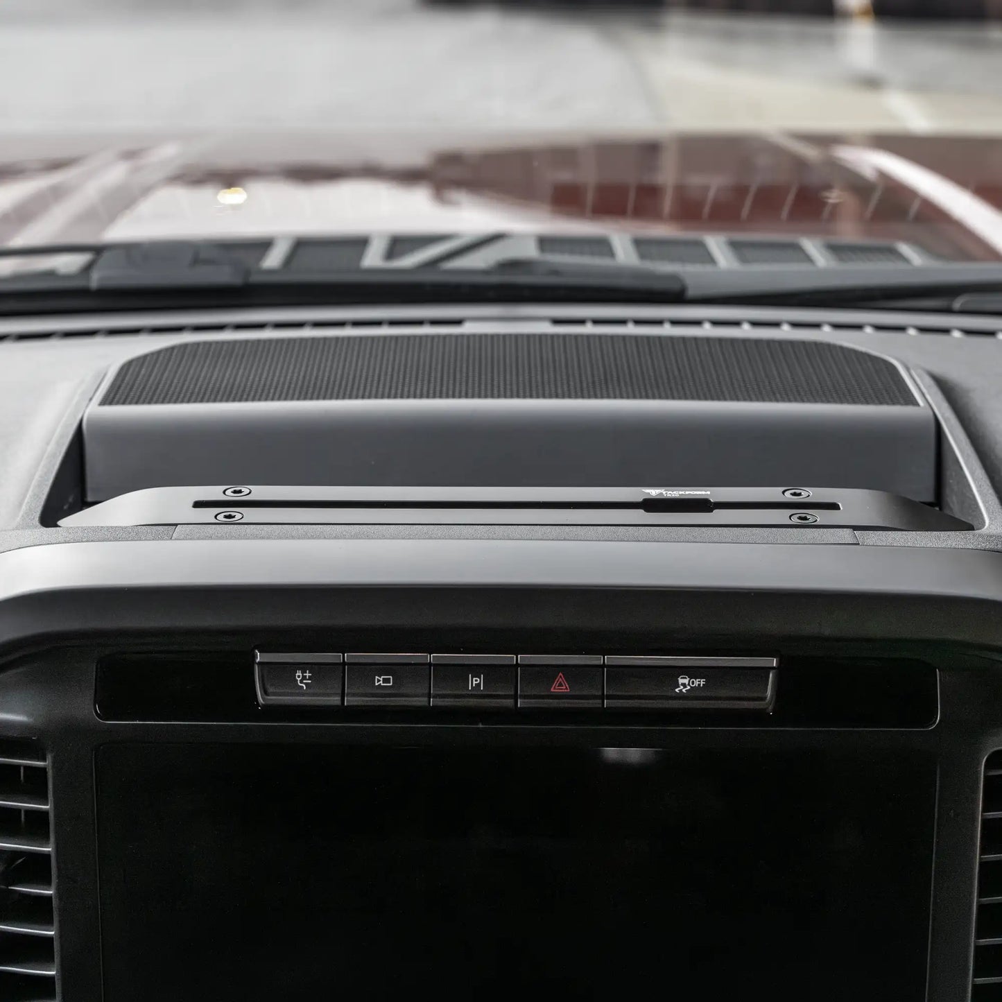 2021+ Ford F-150 (See Compatibility Info For Specific Year/Trim Fitment Details) Tackform Slim Track Dash Bracket With 20LITE Phone Holder & Tablet Mount