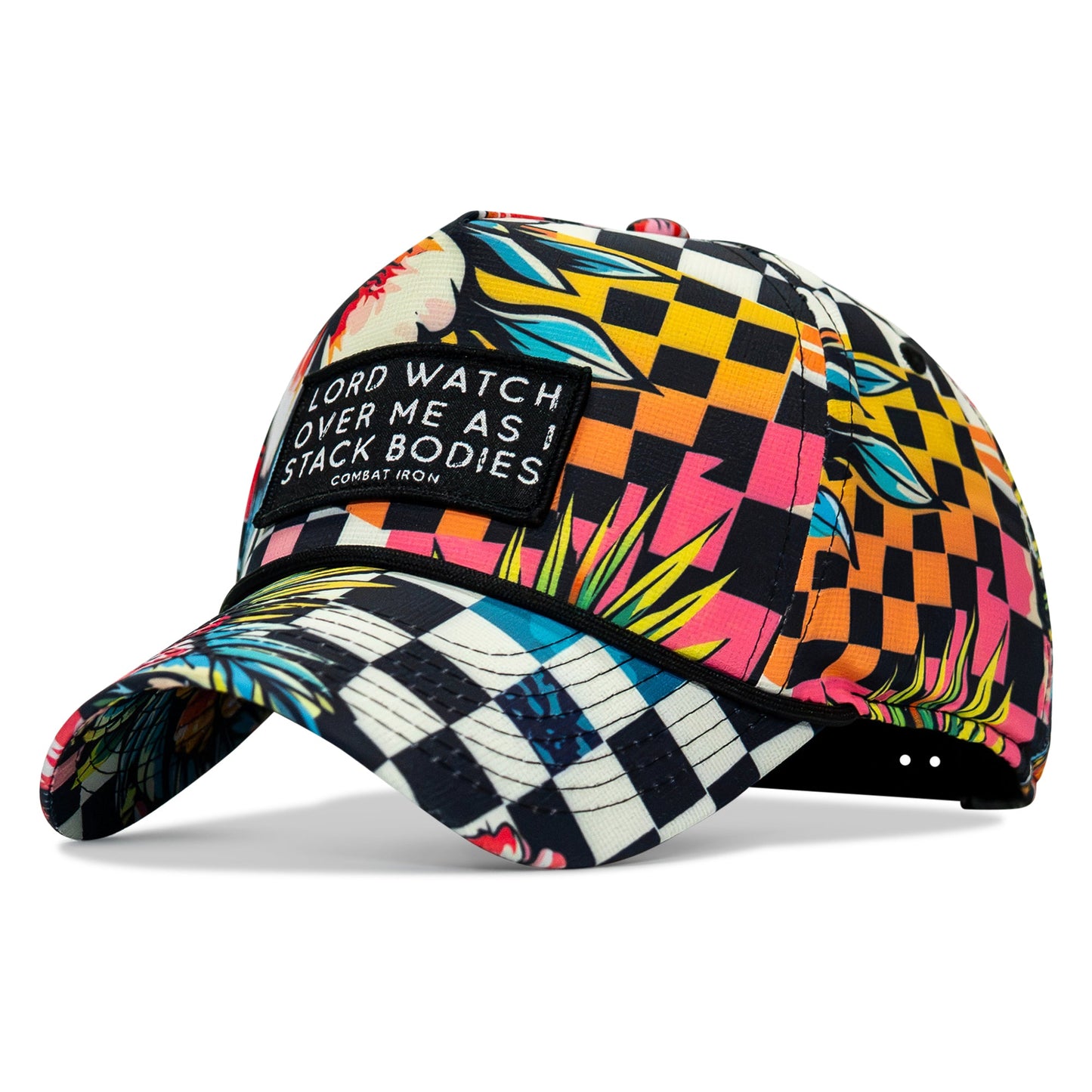 Lord Watch Over Me As I Stack Bodies Patch Waterproof Weekender Snapback