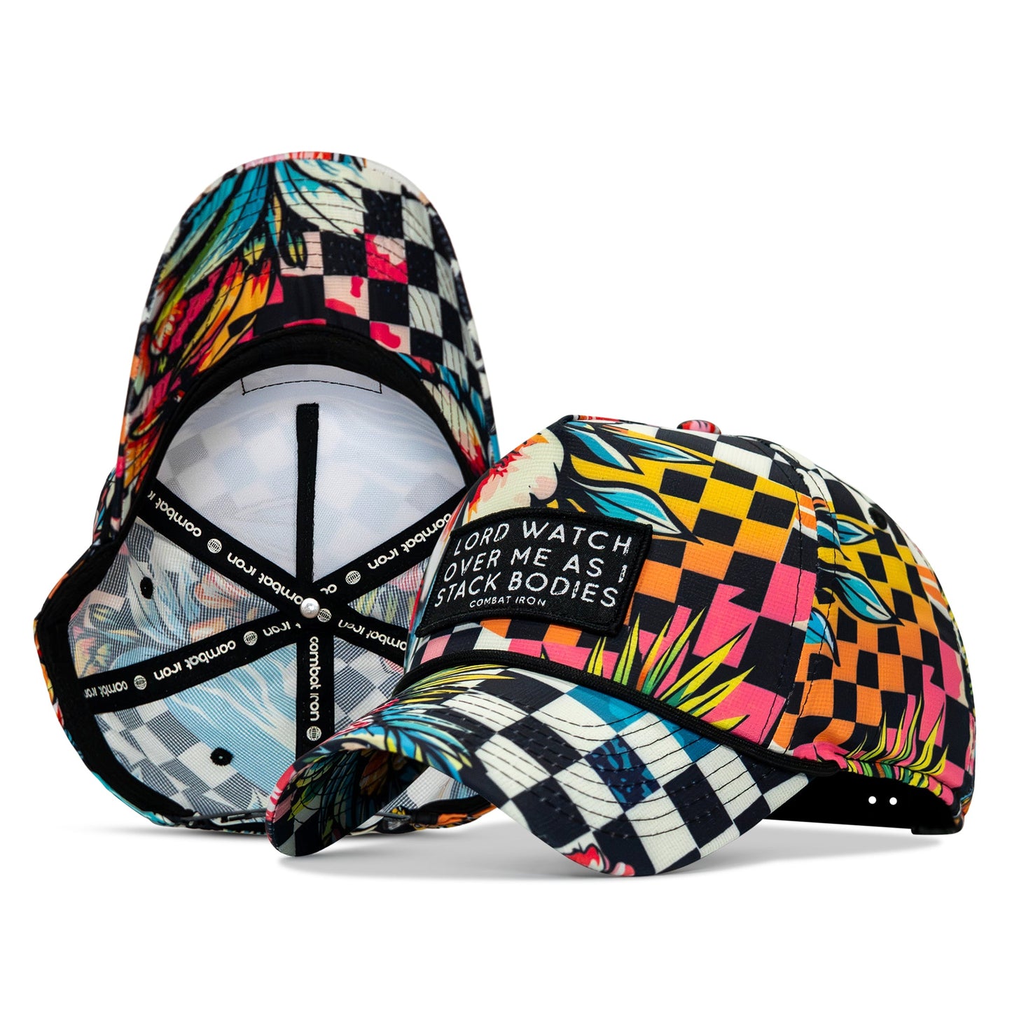 Lord Watch Over Me As I Stack Bodies Patch Waterproof Weekender Snapback