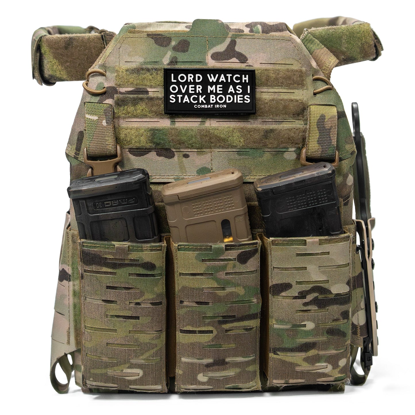Lord Watch Over Me As I Stack Bodies PVC Patch